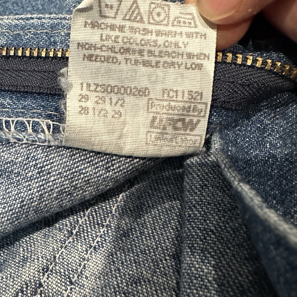Wrangler Vintage Relaxed Fit Carpenter Jeans Women's Size 16 Reg Made In USA - Picture 5 of 12